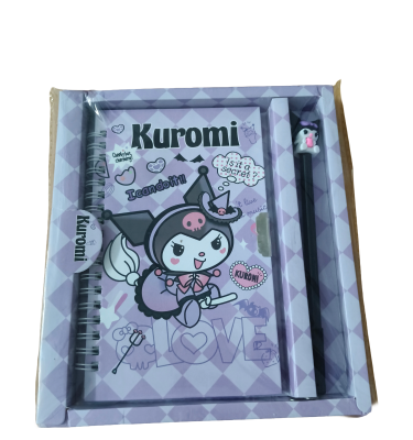 Kuromi Themed stationery set