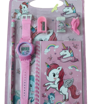 Unicorn-themed Kids' Stationery Gift Set.